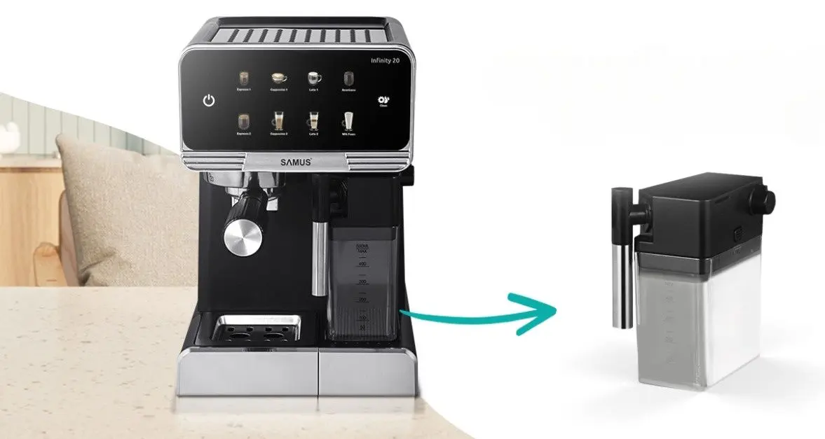 Aparat de cafea Samus Infinity 20 (Black/Inox)