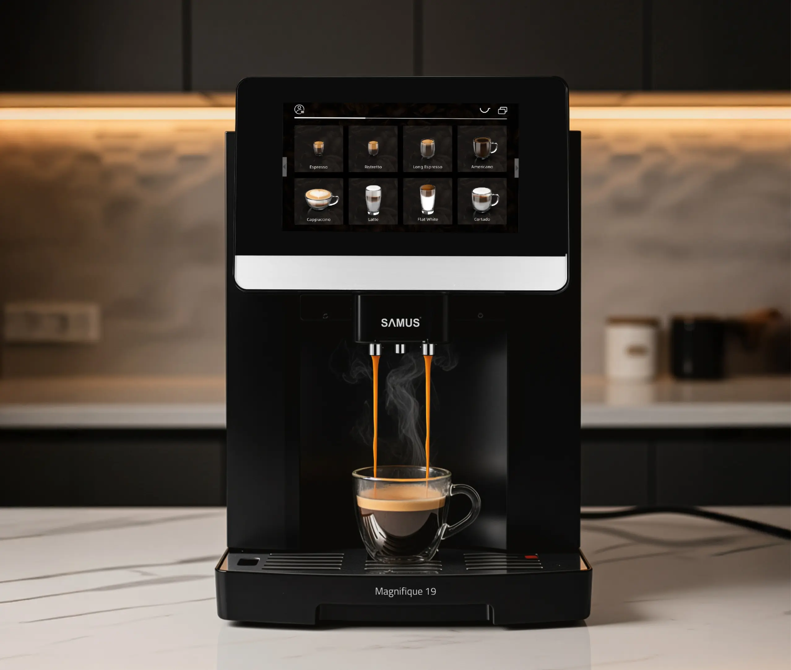 Aparat de cafea Samus Magnifique 19 (Black)