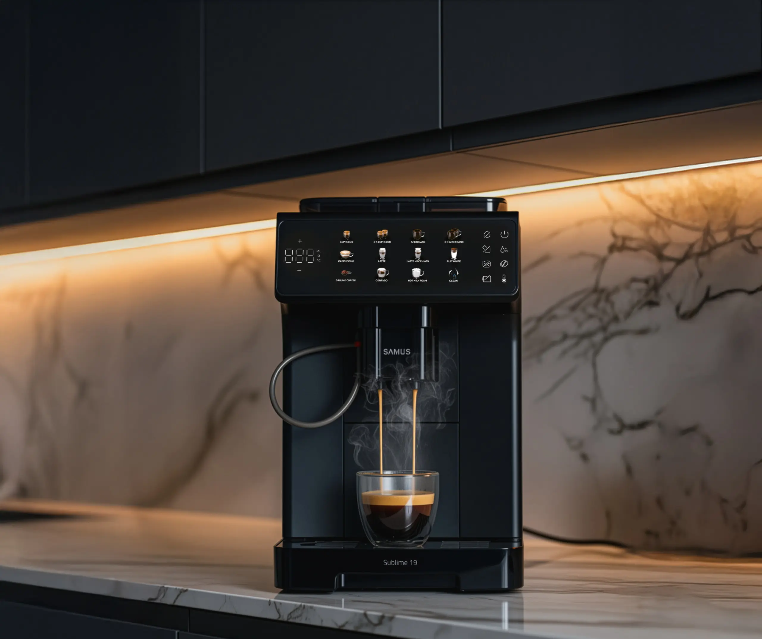 Aparat de cafea Samus Sublime 19 (Black)