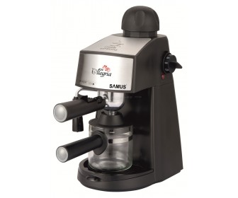 Aparat de cafea Samus Alegria (Black/Inox)