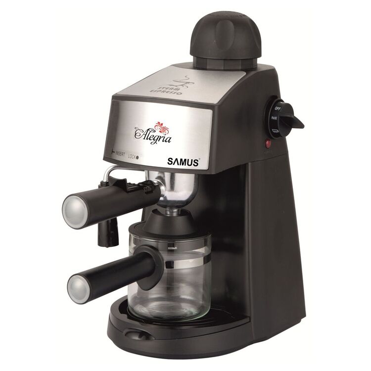 Aparat de cafea Samus Alegria (Black/Inox)