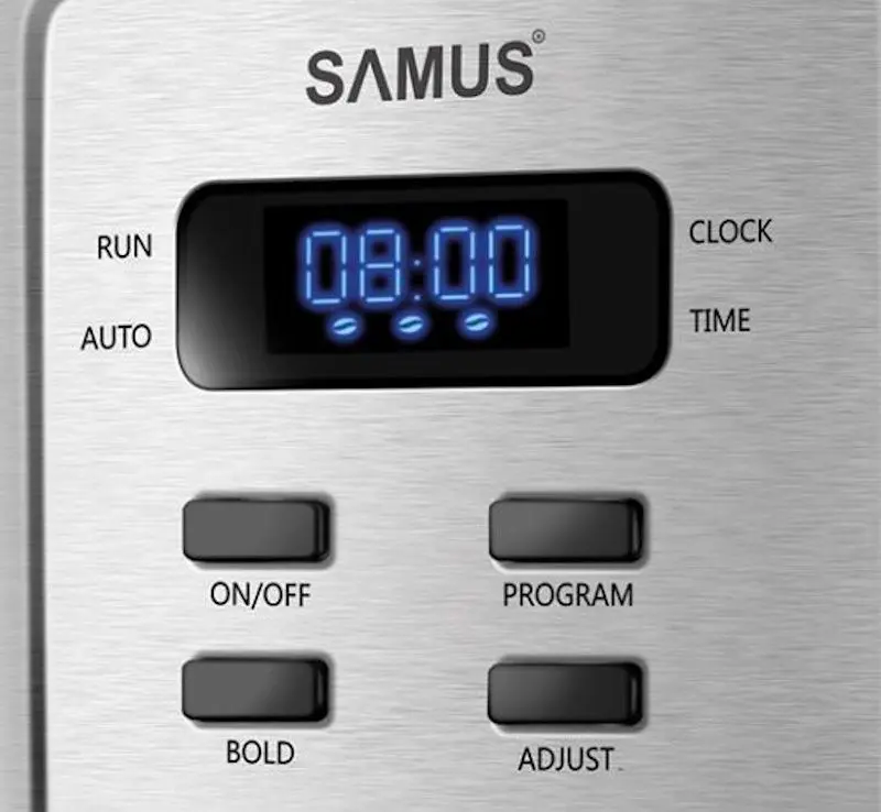 Кофеварка Samus Tempora (Inox/Black)