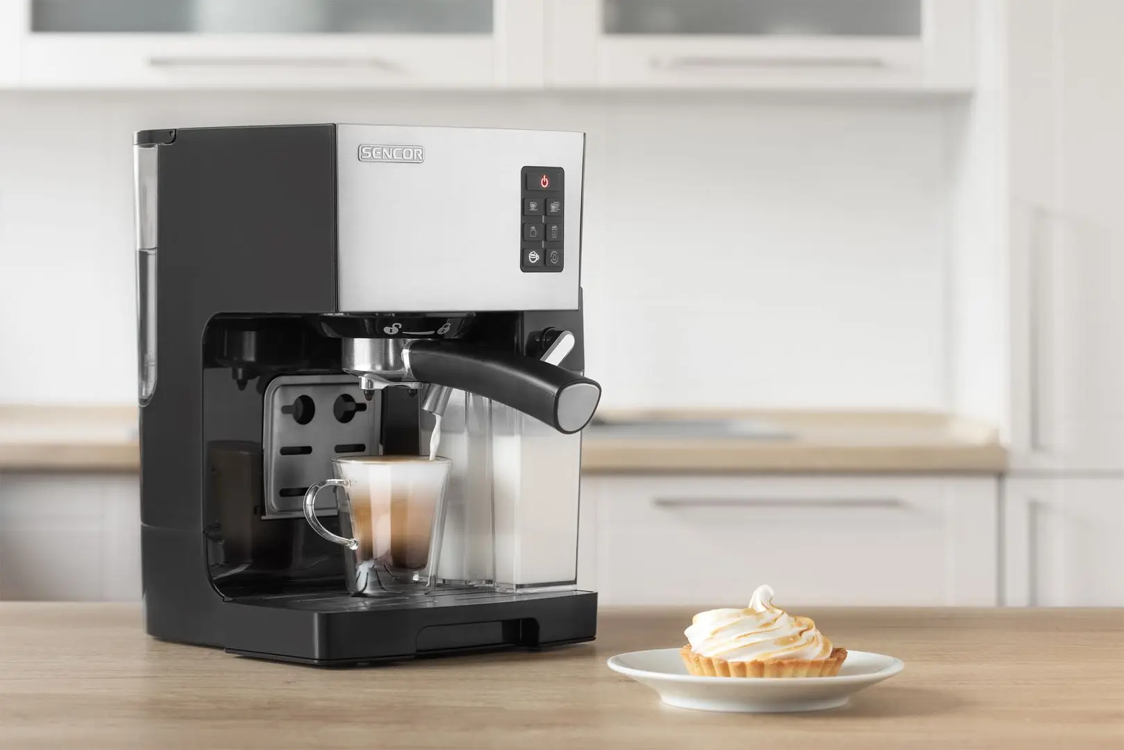 Кофемашина Sencor SES 4050SS (Silver) - 9