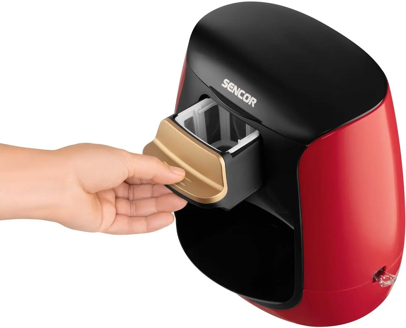 Кофеварка Sencor SCE 2101RD (Black/Red) - 7
