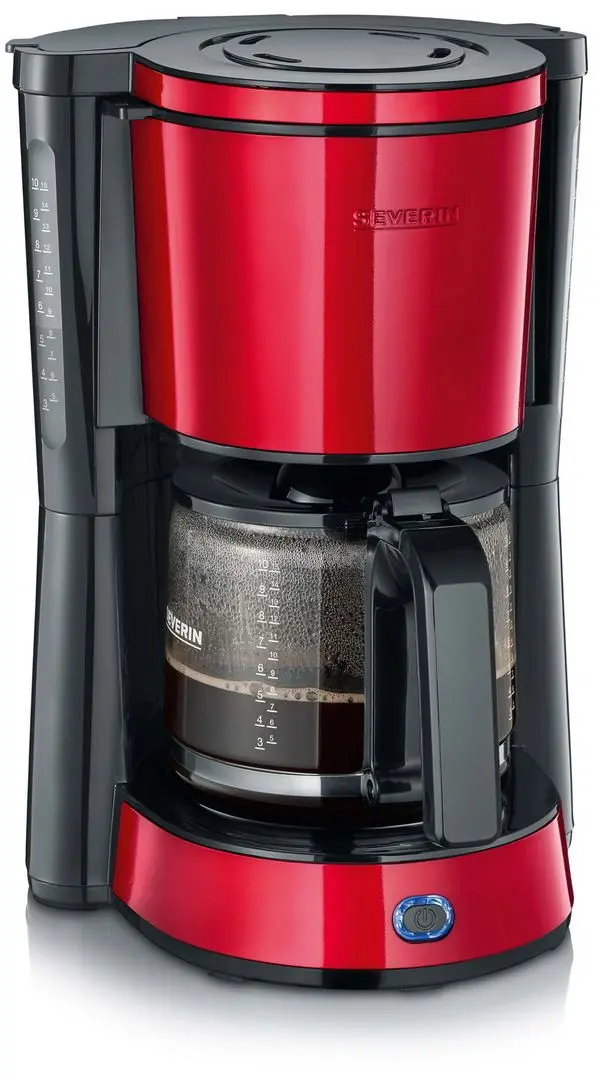 Кофемашина Severin KA 4817 (Black/ Red)