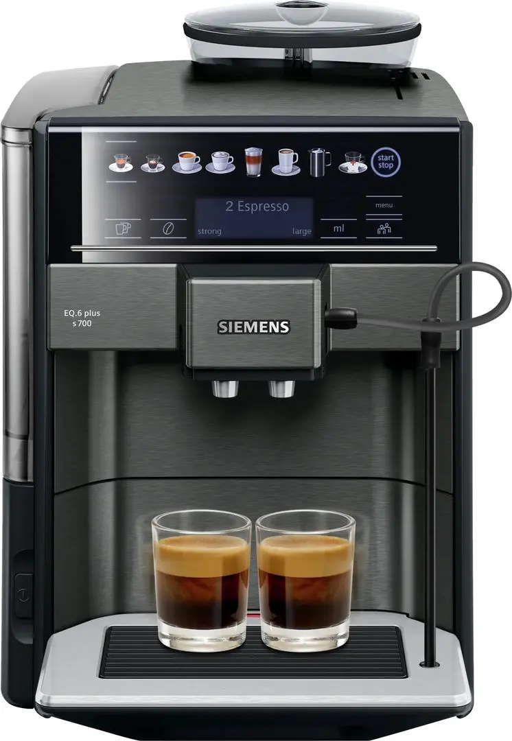 Aparat de facut cafea Siemens EQ.6 Plus TE657319RW (Grey/Black)