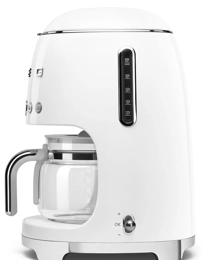 Cafetiera Smeg Drip Coffee DCF02WHEU (White) - 2