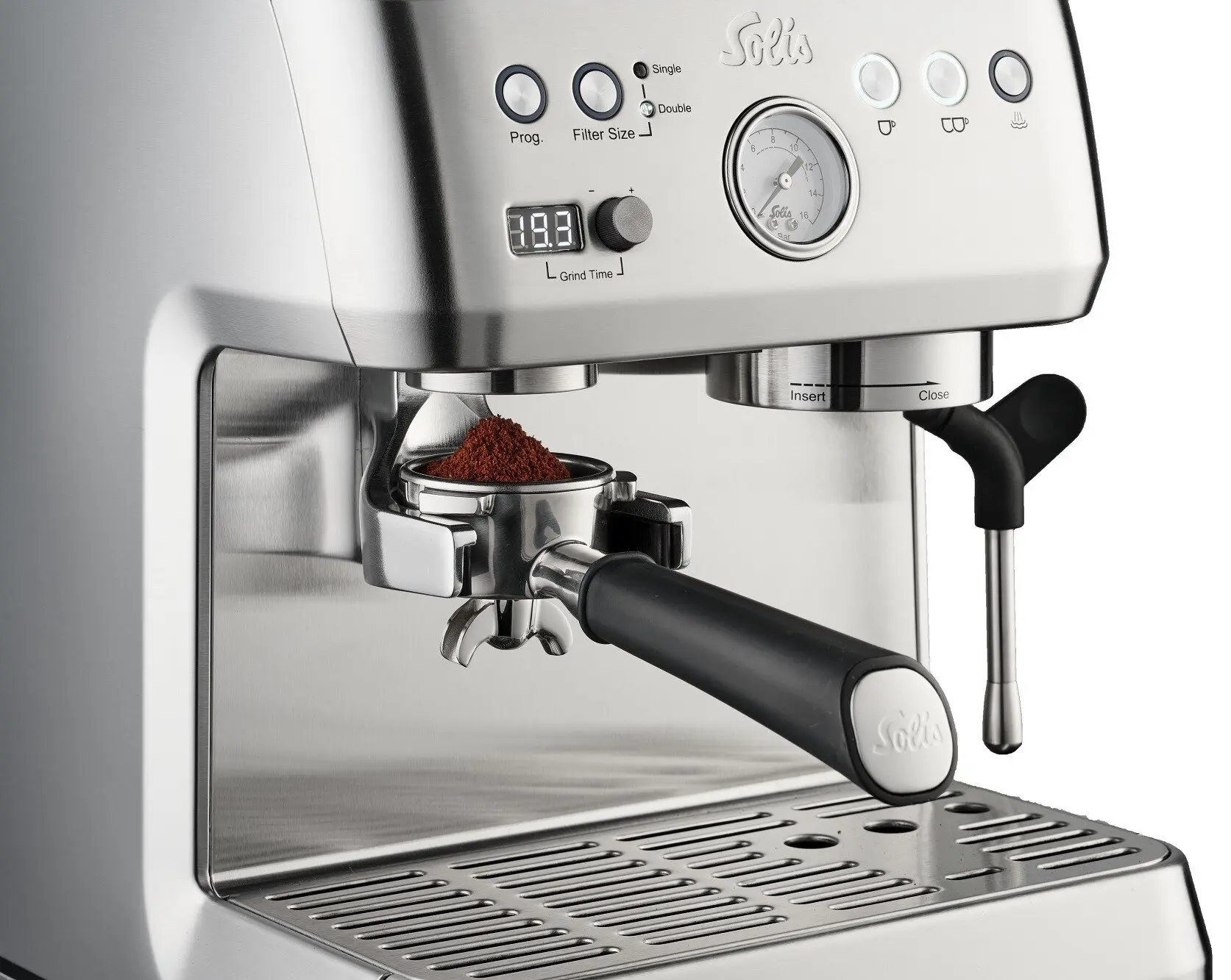 Aparat de cafea Solis Grind & Infuse Perfetta (Silver) - 2