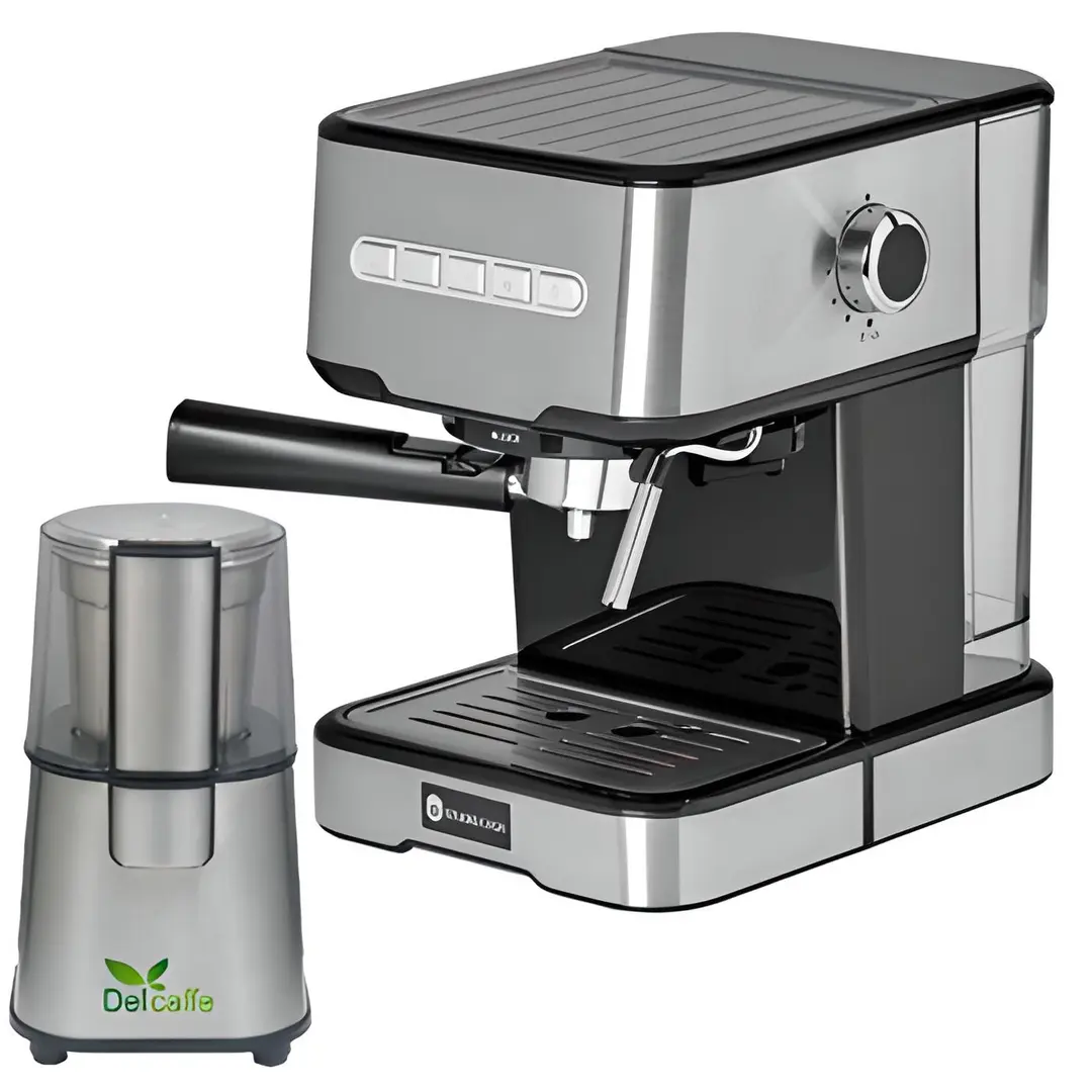 Набор для кофе Studio Casa Delicia Espresso Mio Sc 2001 + Del Caffe Grind Master (Black/Inox)