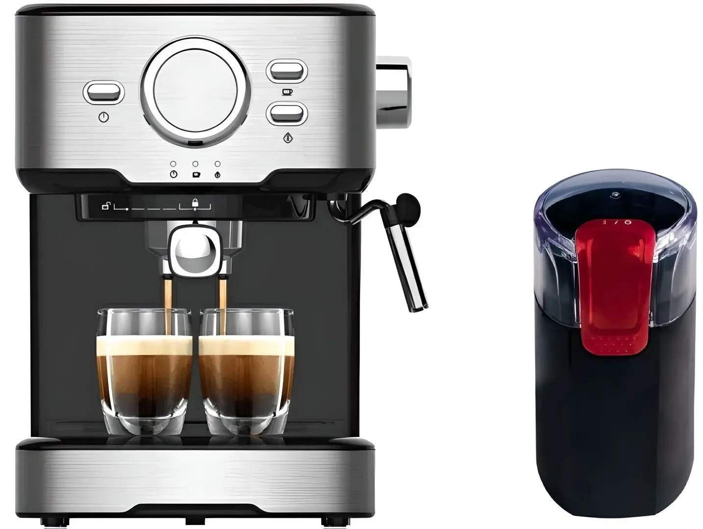 Set pentru cafea Studio Casa Duette + Studio Casa Cg9101B18 (Silver/Black)