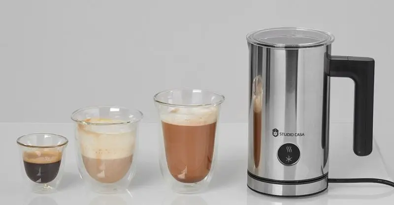 Aparat de spumare a laptelui Studio Casa Barinox Latteo SC1902 (Inox/Black)