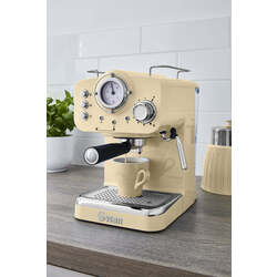 Кофемашина Swan Retro Pump (Cream) Thumb