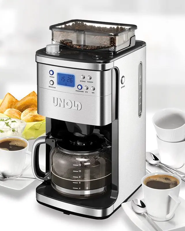 Кофеварка Unold Grinder (Inox/Black) - 6