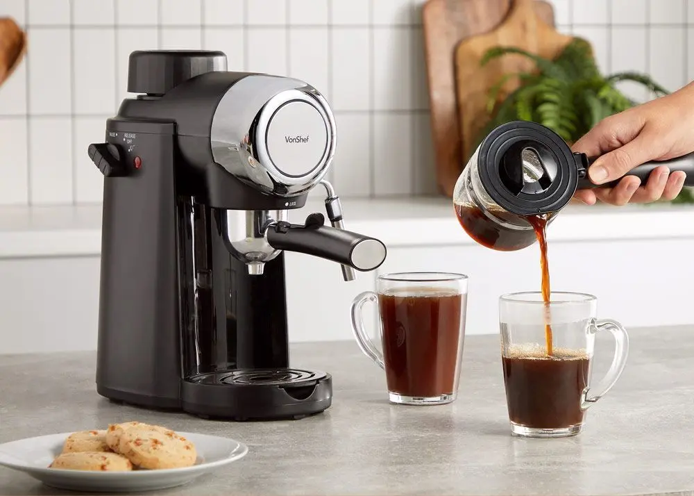 Aparat de facut cafea VonShef 2000166 (Silver/Black) - 6