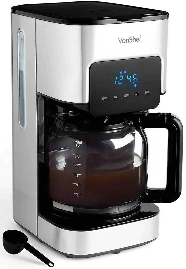 Кофеварка VonShef 2000096 (Inox) - 2