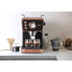 Кофемашина Zass Rose Gold ZEM 20 (Black/Gold) Thumb