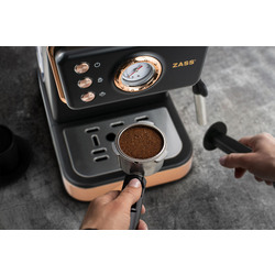 Кофемашина Zass Rose Gold ZEM 20 (Black/Gold) Thumb