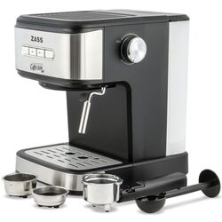 Кофемашина Zass Zem 03 (Black/Inox) Thumb