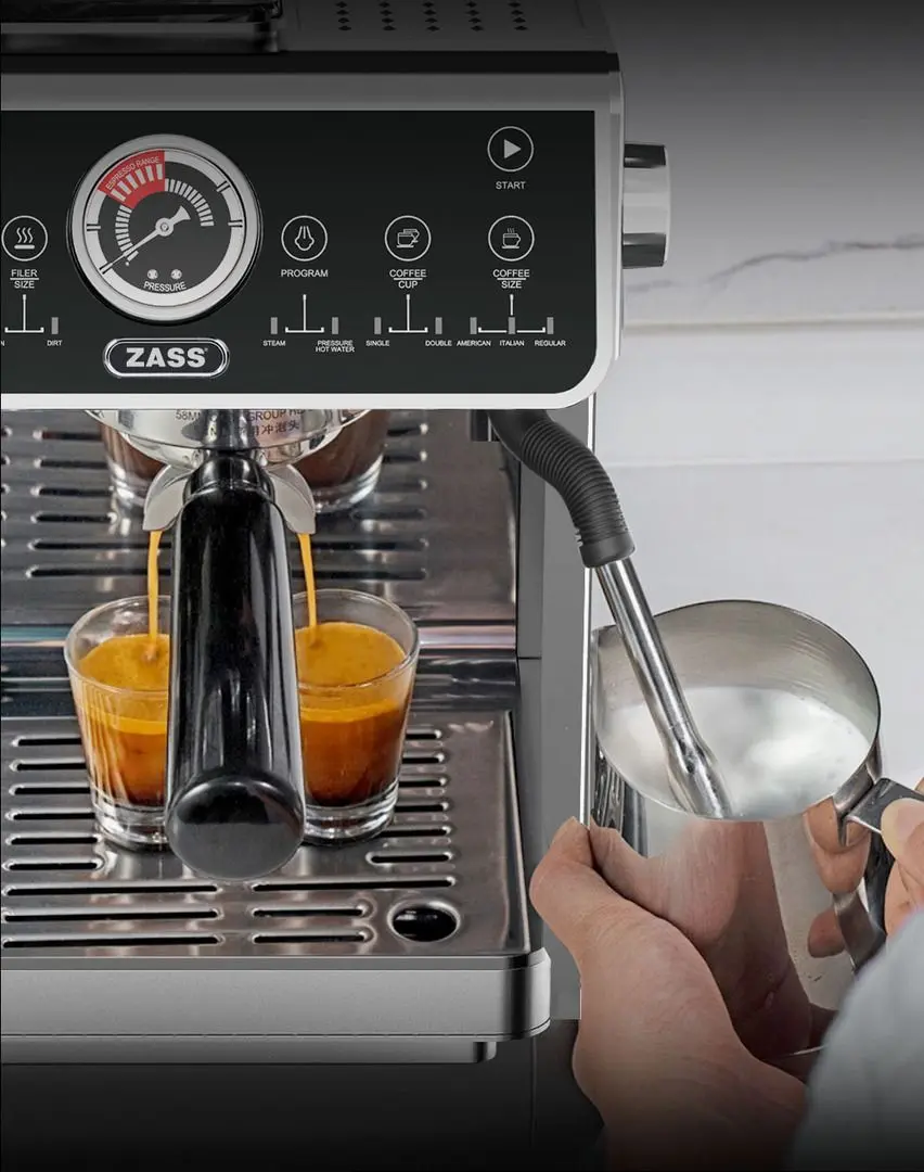 Aparat de cafea Zass ZEM 11 (Silver)