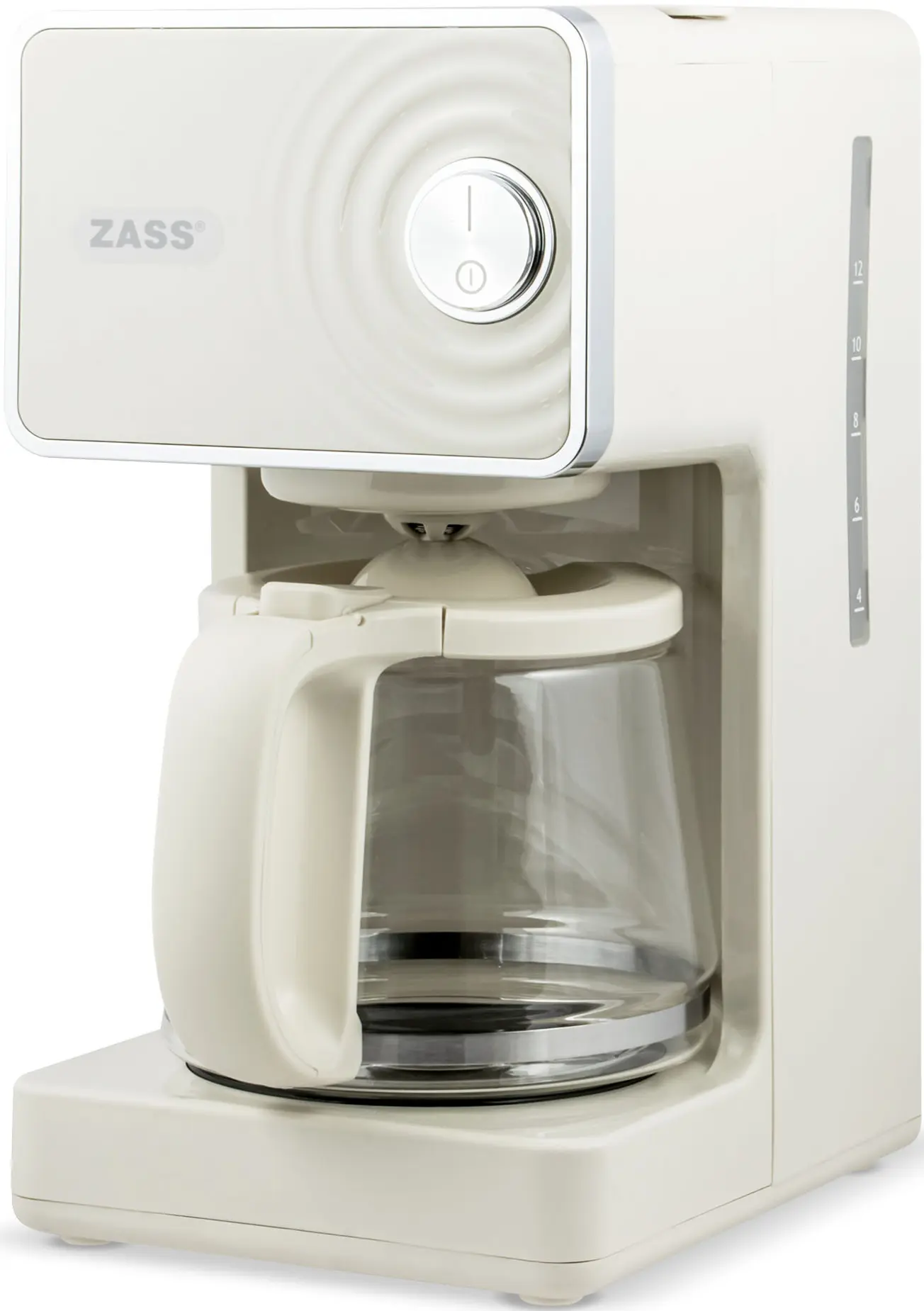 Кофеварка Zass Wave Edition ZCM 12 (Cream) - 2