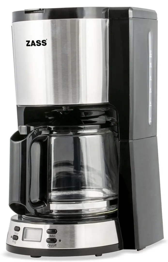 Кофеварка Zass ZCM 04T (Black/Inox)