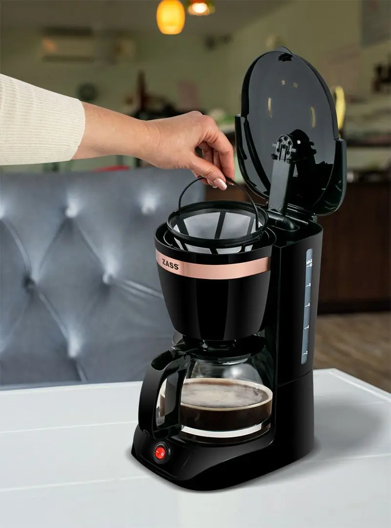 Cafetiera Zass ZCM 20 (Black/Rose Gold)