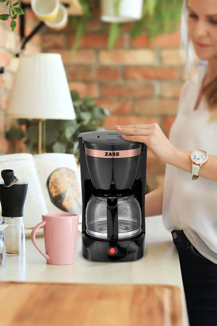 Cafetiera Zass ZCM 20 (Black/Rose Gold)