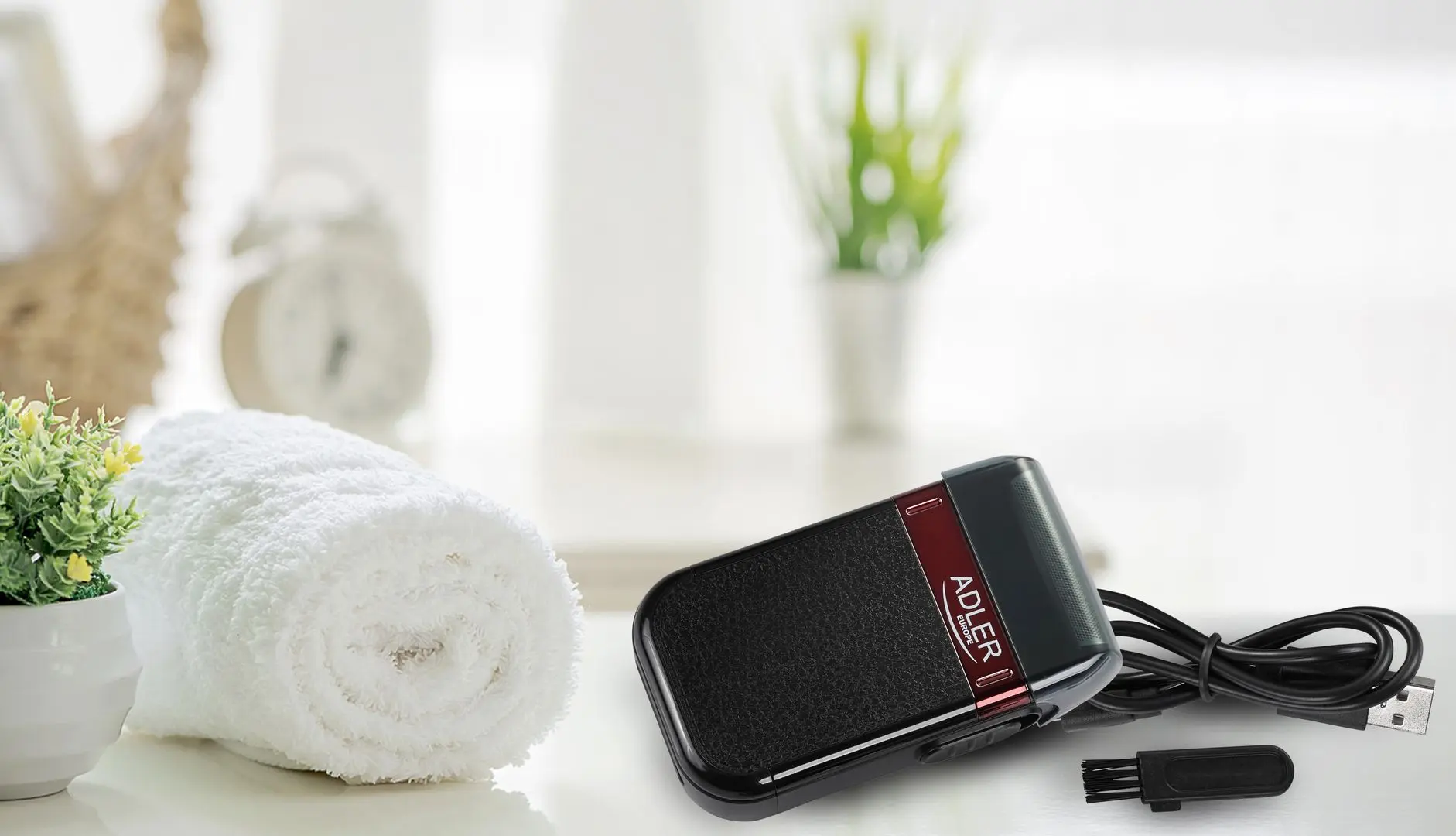 Aparat de ras electric Adler AD 2923 (Black/Red)