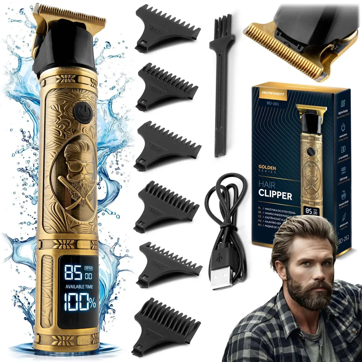 Trimmer Berdsen BD-261 (Gold) - 3
