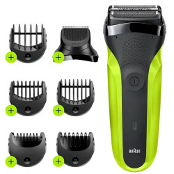 Электробритва Braun 300BT (Black/Green) Thumb