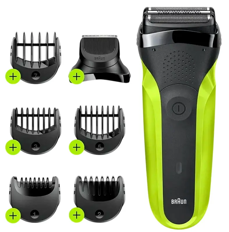 Электробритва Braun 300BT (Black/Green) - 2