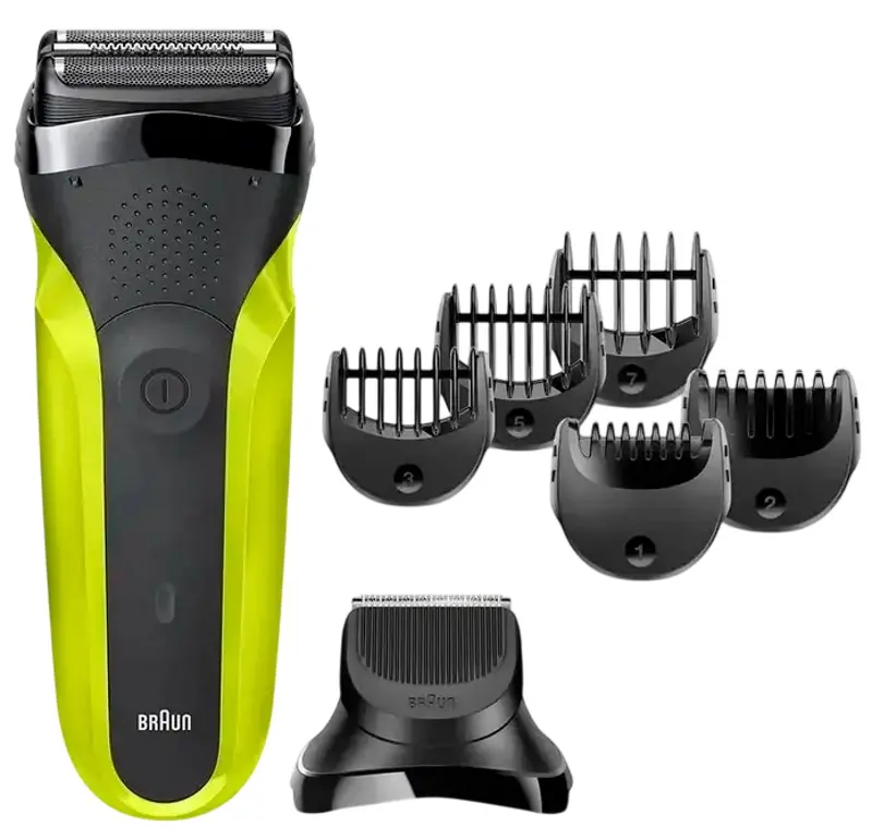 Электробритва Braun 300BT (Black/Green) - 3