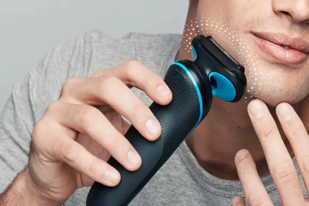 Aparat de ras electric Braun 51-B1000s (Black/Blue)