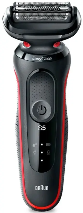 Aparat de ras electric Braun 51-R1000s (Black/Red)