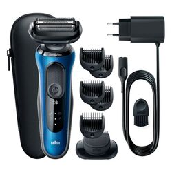 Aparat de ras electric Braun 61-B1500s (Black/Blue) Thumb