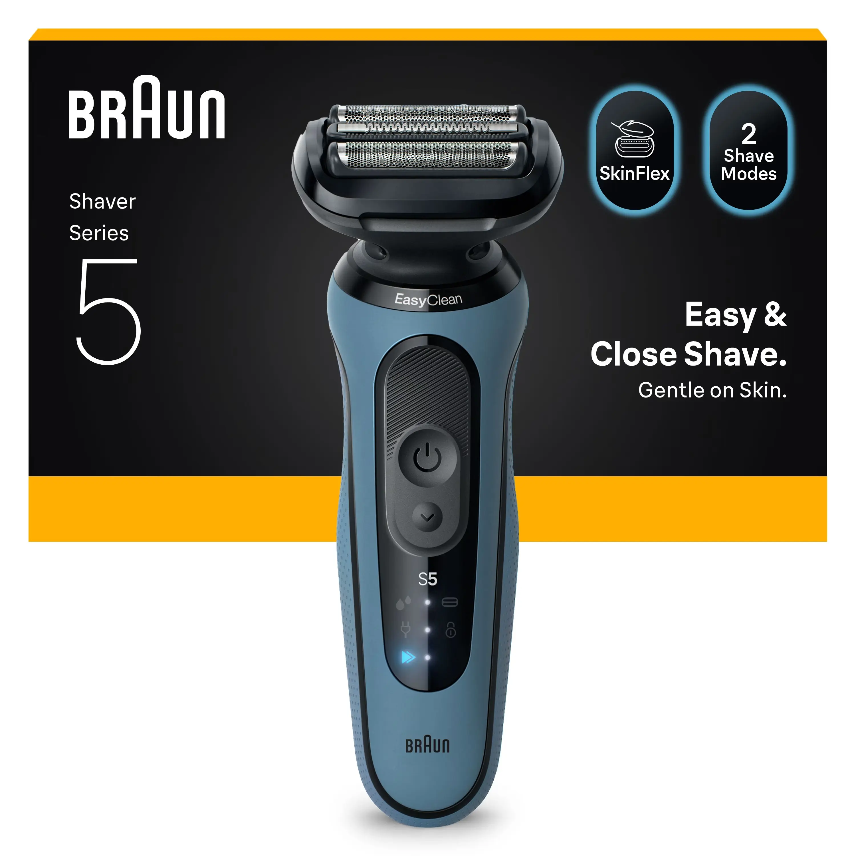 Aparat de ras electric Braun Series 5 52-A1000S (Blue) - 2