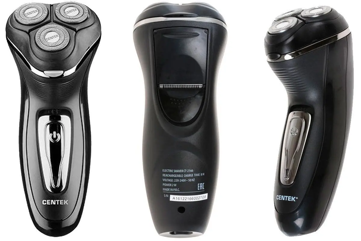 Aparat de ras electric Centek CT-2166 (Chrome/Black)