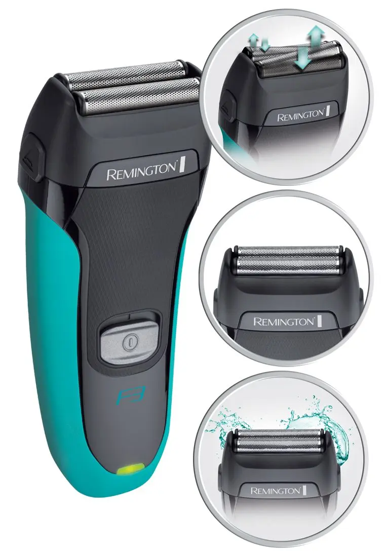 Aparat de ras electric Remington F3000 (Black/Turquoise)