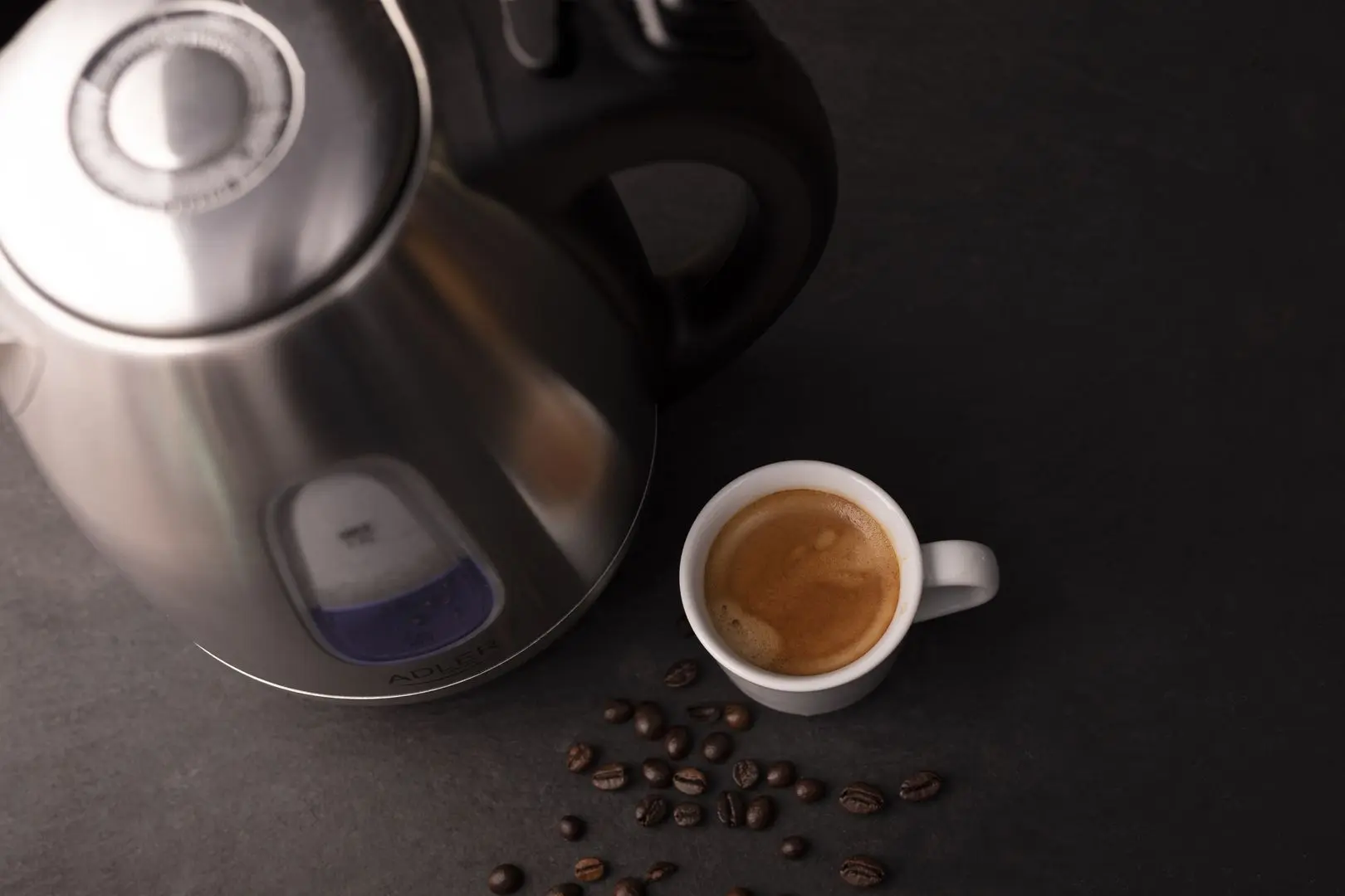 Fierbator electric Adler AD 1223 (Black/Inox)