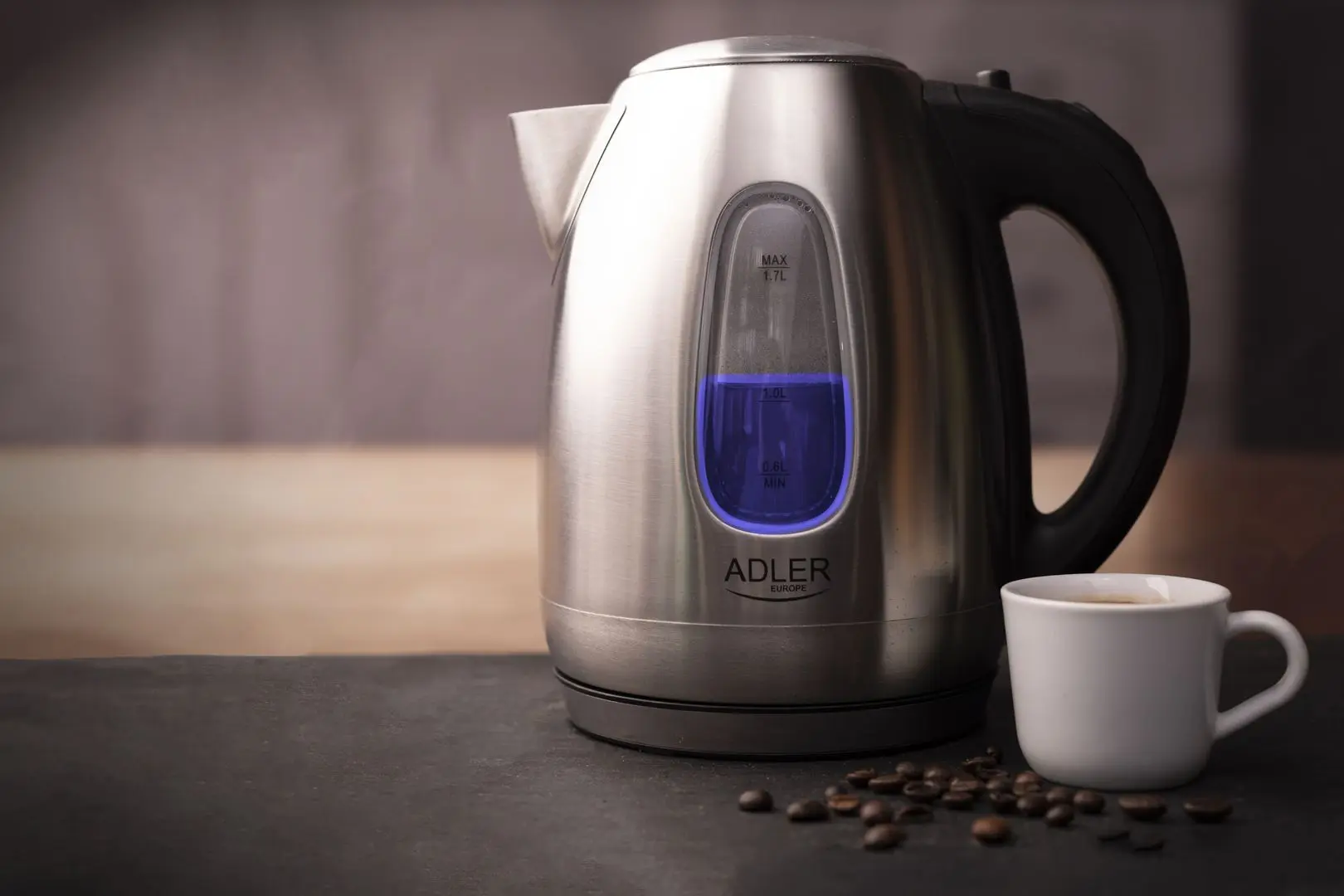 Fierbator electric Adler AD 1223 (Black/Inox)