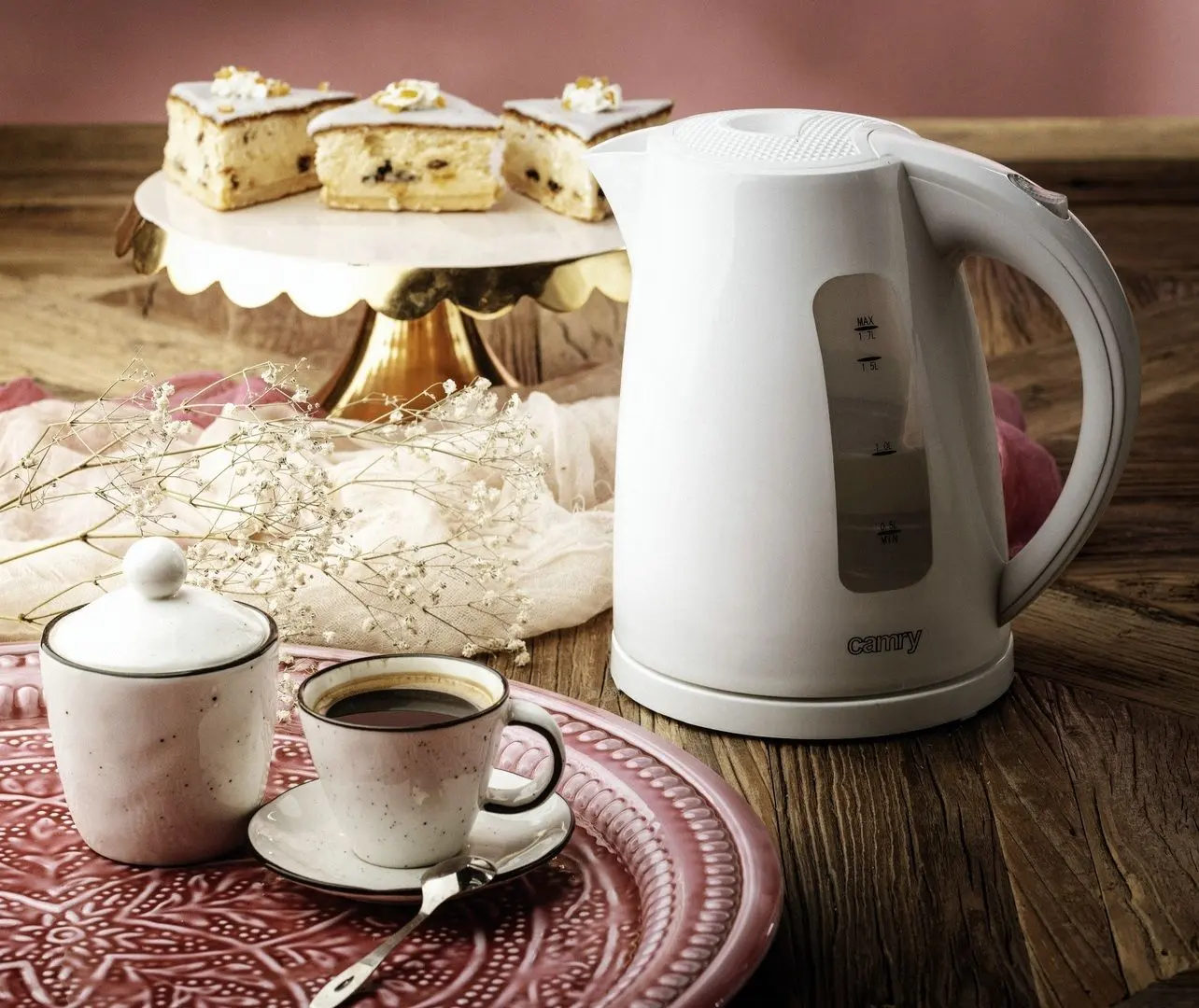 Электрочайник Adler Camry CR 1255 (White) - 4