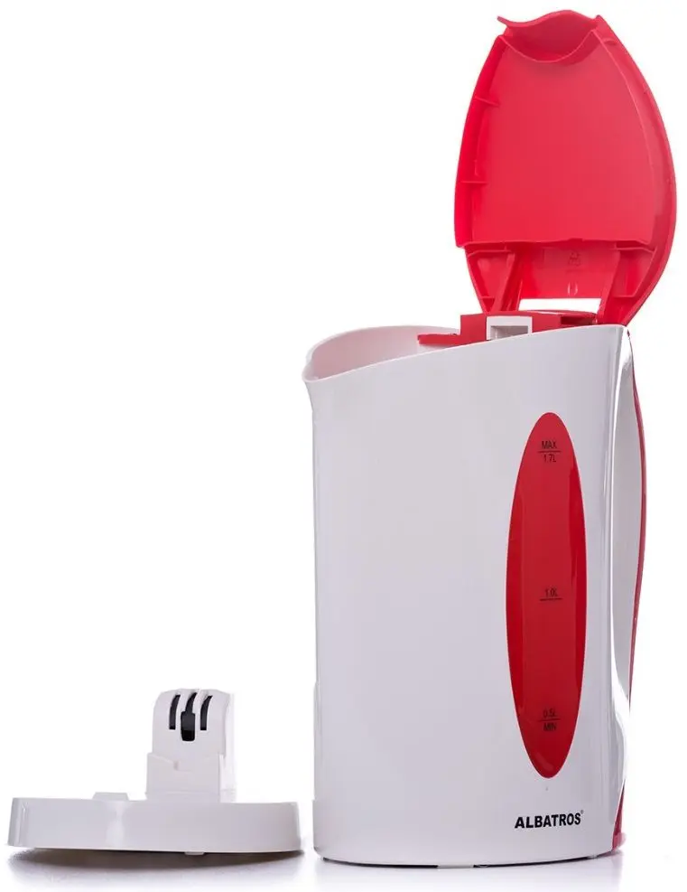 Fierbator electric Albatros Aquaria (White/Red)