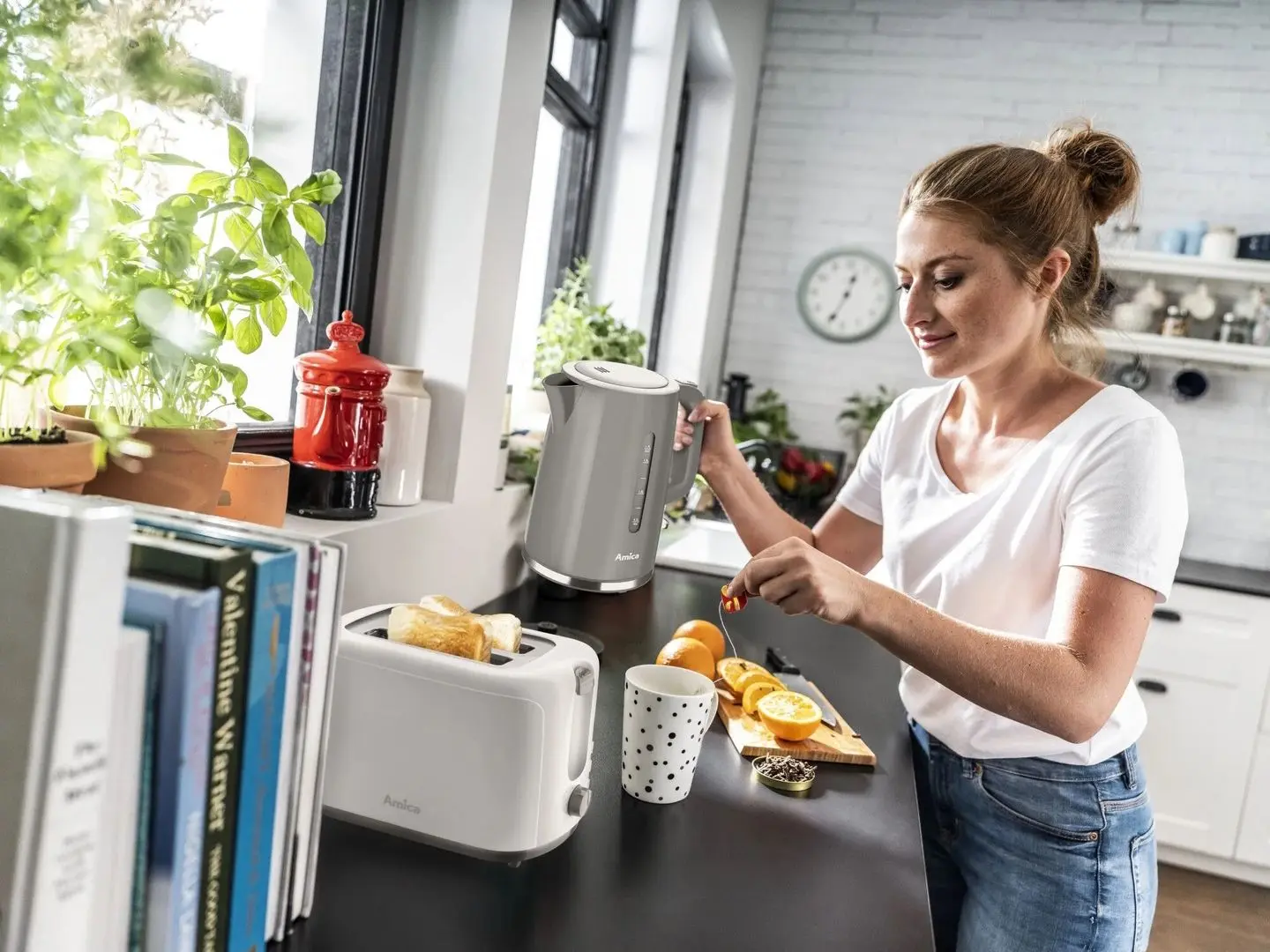 Fierbator electric Amica KF 1013 (Gray)