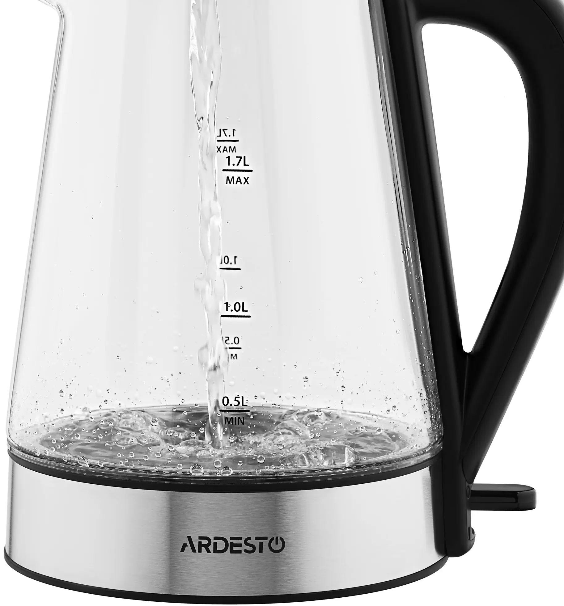 Электрочайник Ardesto EKL-F110 (Silver/Black)