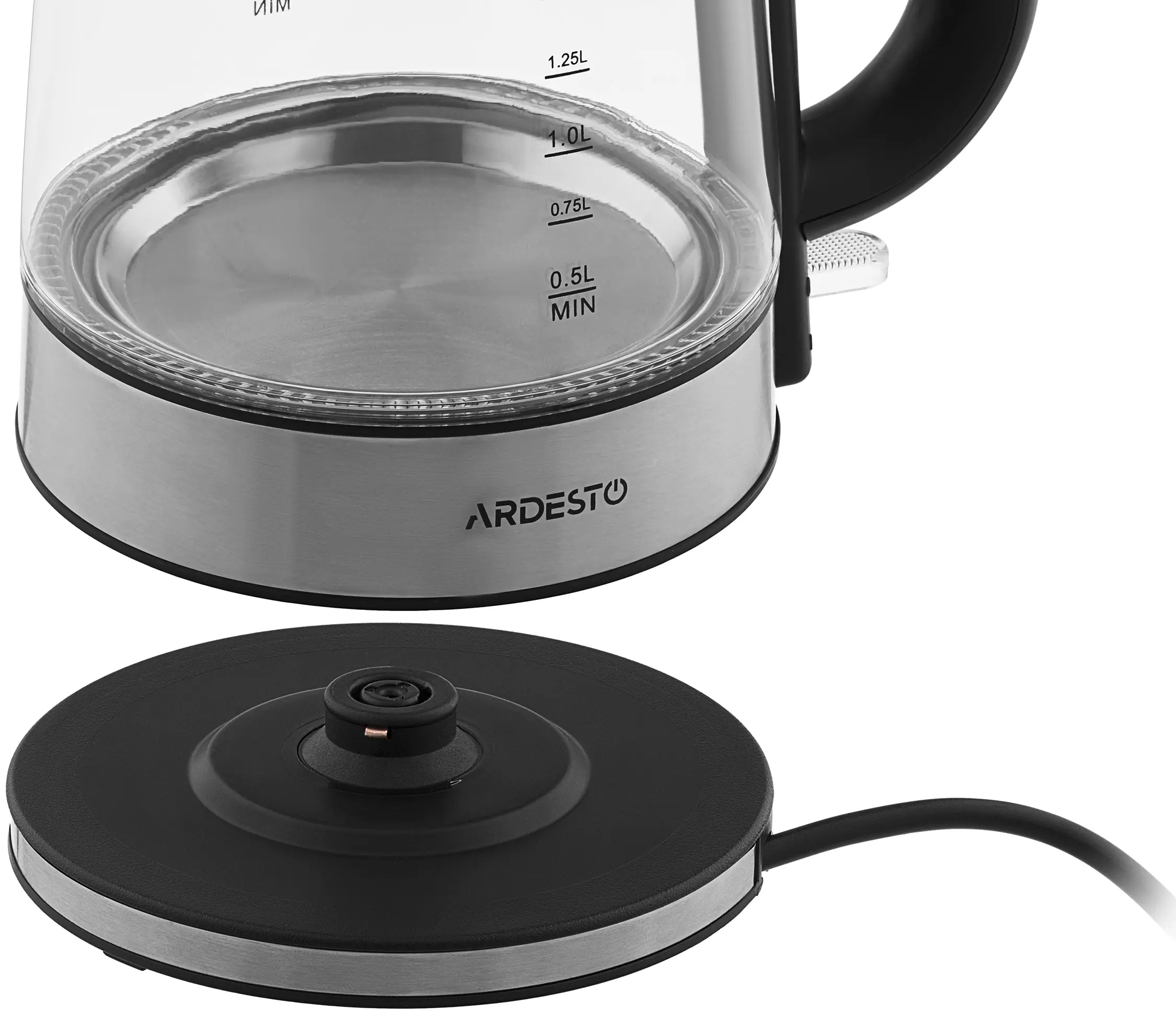 Электрочайник Ardesto EKL-F200 (Silver/Black)