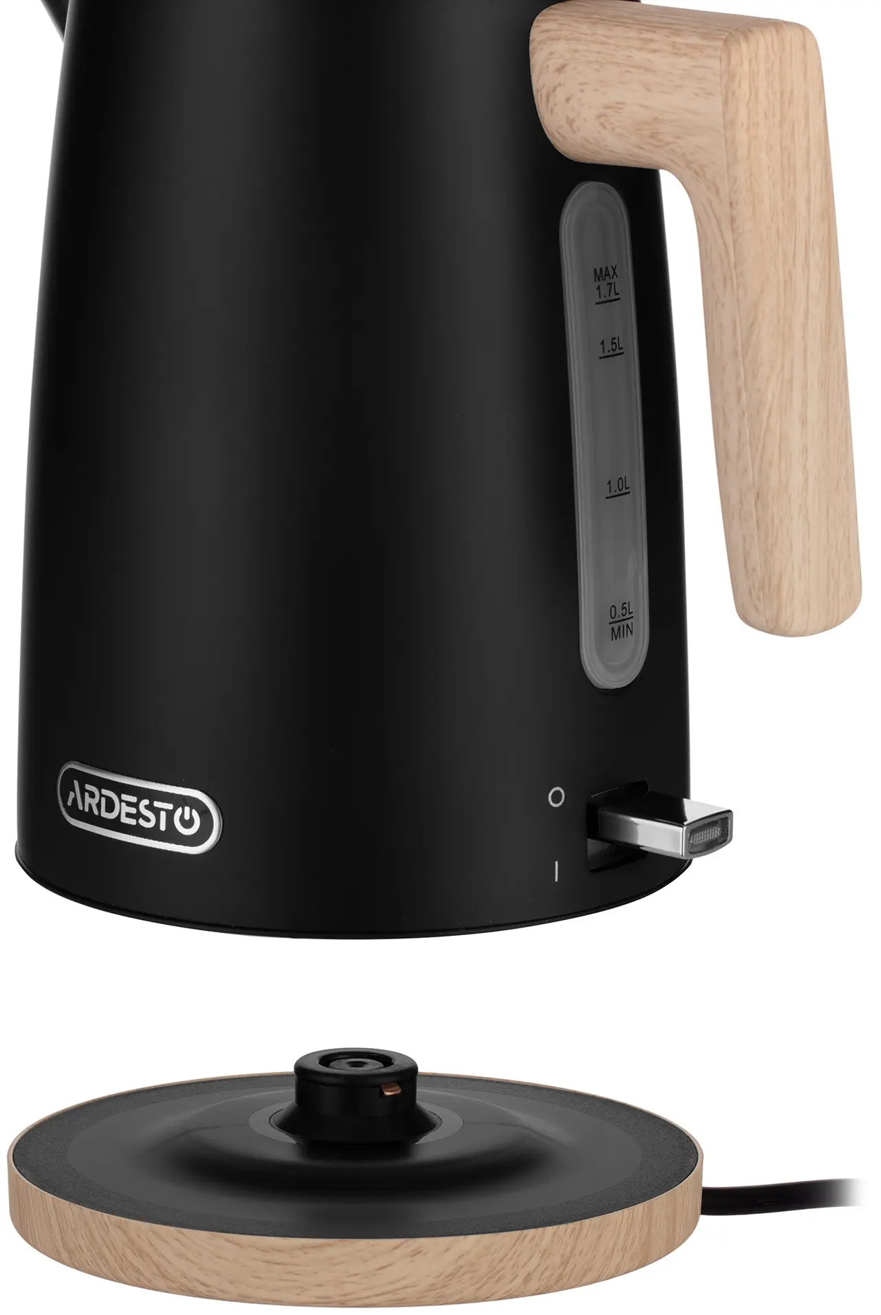 Электрочайник Ardesto Wood Modern EKL-F420BWD (Black)