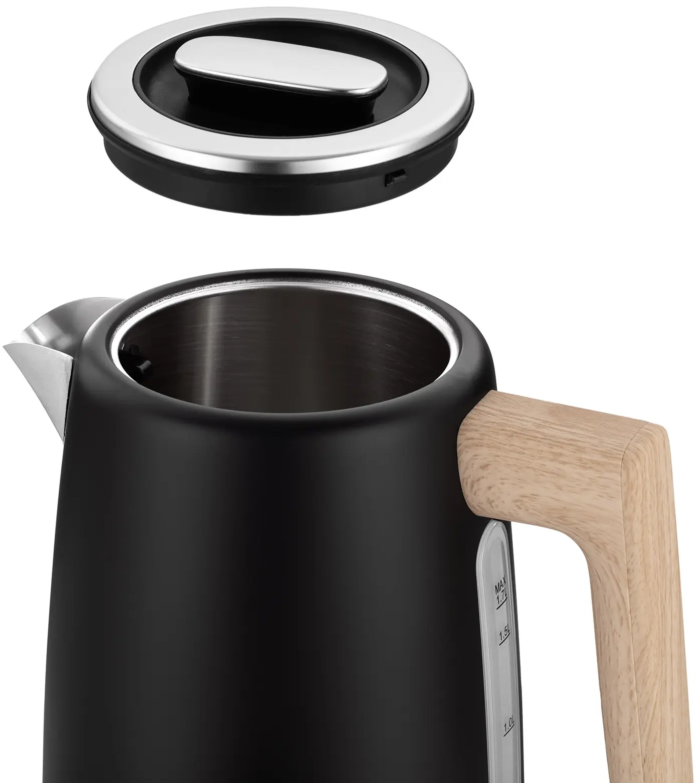 Электрочайник Ardesto Wood Modern EKL-F420BWD (Black)