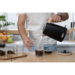 Электрочайник Ardesto Wood Modern EKL-F420BWD (Black) Thumb