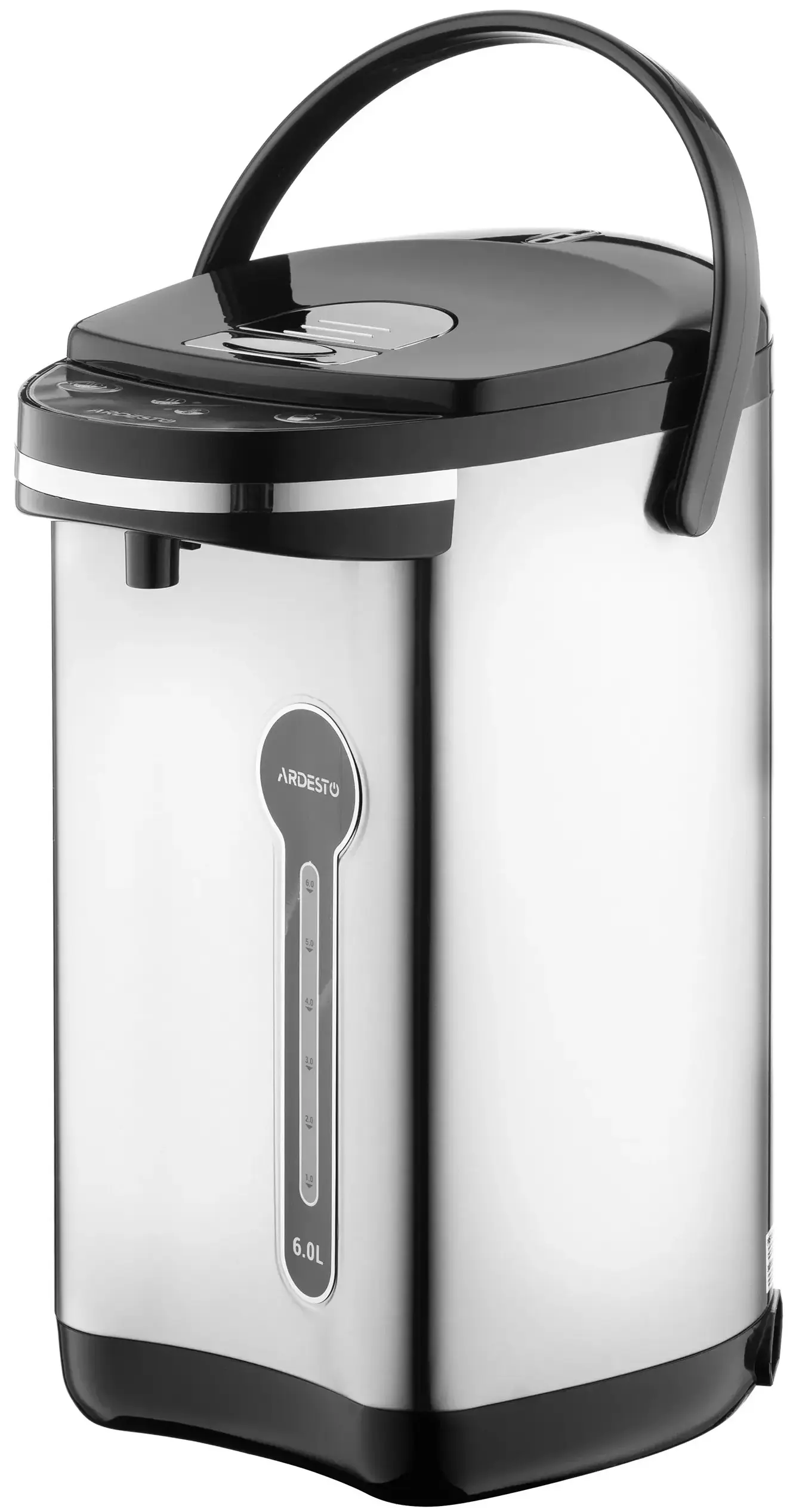 Термопот Ardesto TP-6BI (Inox/Black)