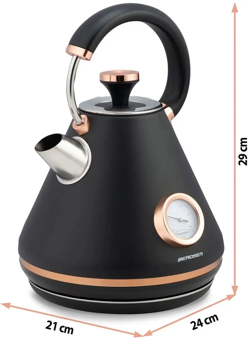 Ceainic electric Berdsen BD-701 (Black)